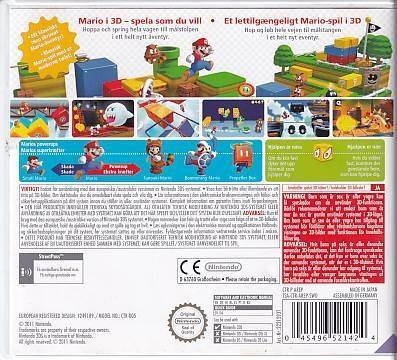 Super Mario 3D Land - Nintendo 3DS Spil (Nordisk udgave) - Uden Manual (B Grade) (Genbrug)